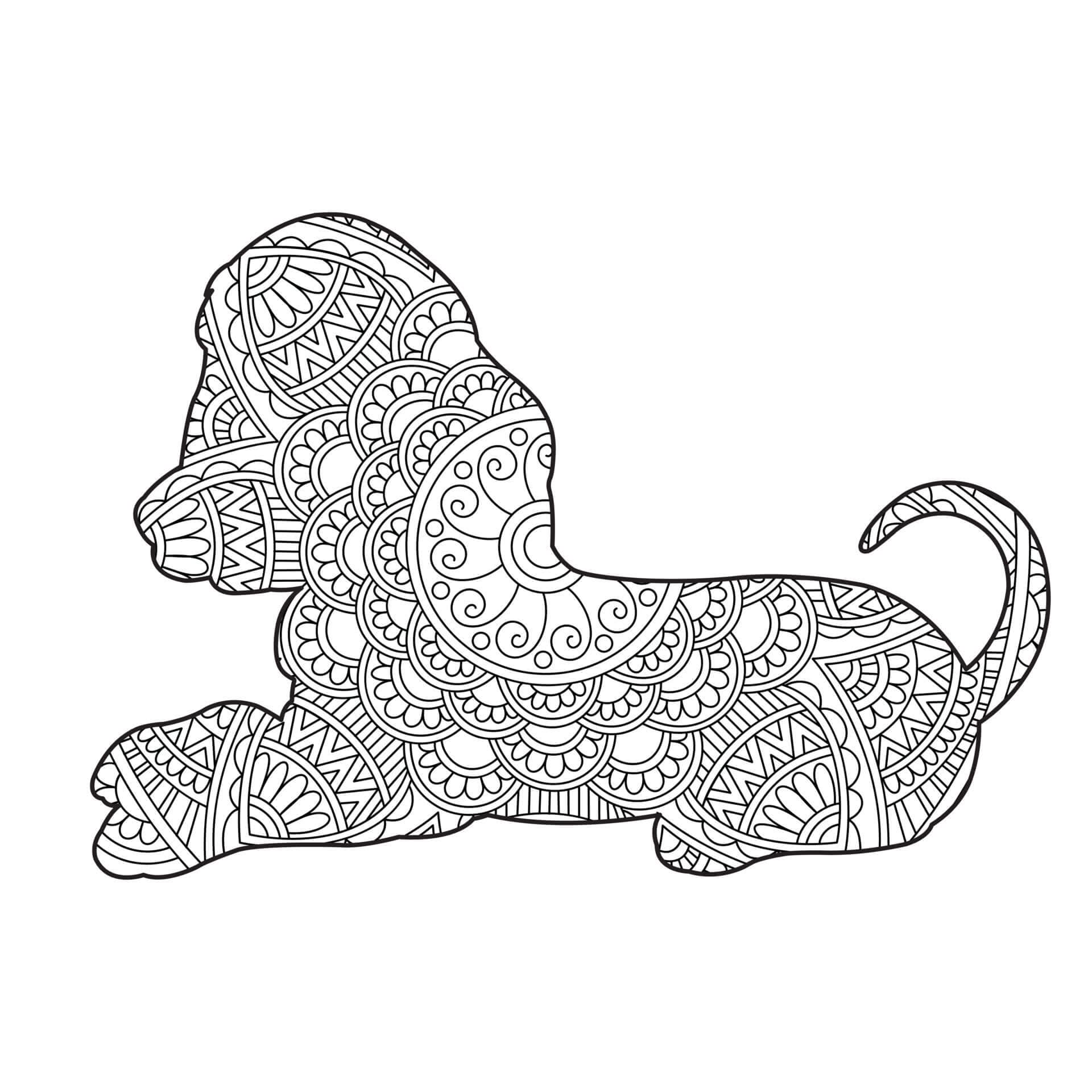 Mandalas Chien 27